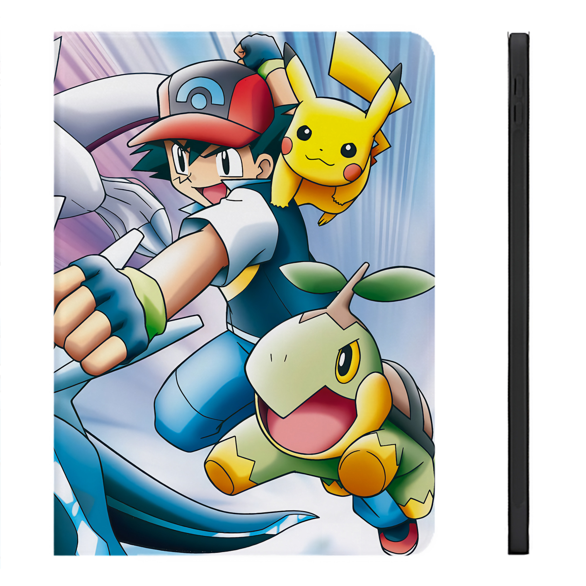 （画像用） ポケットモンスター Pokémon IPadケース ペンホルダー付き ブックスタイルデザイン